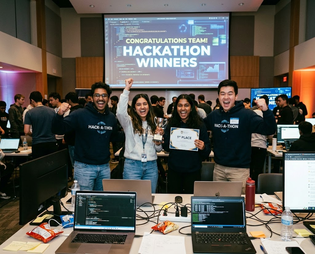 Alunos vencem Hackathon regional